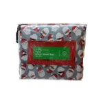 Martha Stewart Collection Santa Cotton Flannel 4 Pc Set, King. Fixed Price $37.99.
