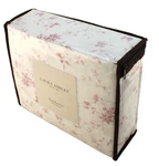 Nwt Laura Ashley King Size Dusty Rose Floral Design 4 Pcs 100% Cotton Sheet Set. Fixed Price $89.99.