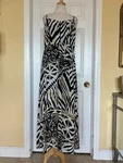 White House Black Market Animal Print Maxi Dress Size. Fixed Price $49.99.