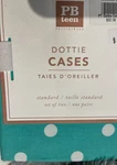 2 Pottery Barn Teen Dottie Standard Pillowcases Pool New. Fixed Price $17.59.