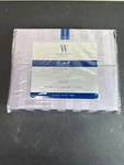Rare Wamsutta Pimacott Queen Size 500 Thread Count Damask Stripe Sheet Set Purpl. Fixed Price $675.00.