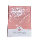 New Yves Delorme Drap Queen Flat Sheet Triomphe Peche Organic 100% Cotton 94X116. Fixed Price $285.00.