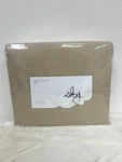 Sky 100% Cotton Percale King Sheet Set Tan New. Fixed Price $44.99.