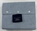 New Ralph Lauren Workshirt Chambray Blue Flat Sheet - Queen $215. Fixed Price $74.47.