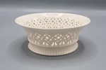 Ralph Lauren Dunham Pierced Fruit Bowl Basket Cream - 6" Dia Free Usa Shipping. Fixed Price $54.00.