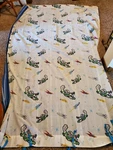 Disney Toy Story Buzz Homemade Twin Flat Bed Sheet Duvet Cover Blanket Fabric. Fixed Price $14.95.