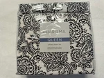Charisma Queen 6 Piece Sheet Set Brushed Microfiber Black White Hayden Paisley. Fixed Price $42.99.