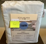 Ugg Koolaburra Twin Sheet Set Oasis Cooling Sage 100% Polyester Bedding Nwt. Fixed Price $34.98.