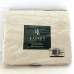 Ralph Lauren Queen Flat Classic Sheet Almond Supima Cotton 350 Vintage Usa. Fixed Price $39.95.