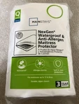 Mainstays Nexgen Waterproof & Anti-allergen Mattress Protector Size Queen New. Fixed Price $10.00.