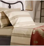 Ralph Lauren Amagansett Further Lane Ticking Flat Sheet Tan Sage Green Nwt Full. Fixed Price $119.95.