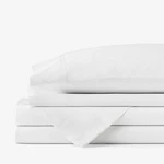 The Company Store Classic Cool Cotton Percale Bed Sheet Set Solid 100%. Fixed Price $44.00.