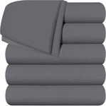 Utopia Bedding Flat Sheets - Soft Brushed Twin (pack 6), Grey. Fixed Price $58.99.