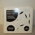 Setaluna Premier Soft And Silky Satina Bed Sheet Set, Twin Xl - Aqua 3 Piece. Fixed Price $32.95.