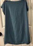 Crate & Barrel Standard Teal Linen Pillow Sham Euc. Fixed Price $15.00.