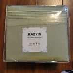 Maevis Microfiber Queen Bed Sheet Set - Olive Green. Fixed Price $20.00.
