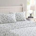 Laura Ashley Home Flannel Collection Sheet Set 100% Cotton, Ultra-soft. Fixed Price $71.99.
