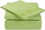 Maevis Sheet Set Deep Pocket Microfiber Bedding 4 Pc Green Cal King. Fixed Price $49.99.