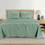 Kathy Ireland Home 1000 Thread Egyptian Cotton 6-PIECE Sheet Set, King Green. Fixed Price $59.14.