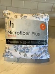 Jc Penney Home Collection Microfiber 3 Piece Twin Sheet Set Nwt. Fixed Price $10.00.