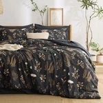 Transform Your Bedroom - Queen In Bag 7 Piece Black Floral Set. Fixed Price $114.99.