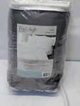 Truly Soft Grey 4-PIECE Solid 180 Thread Count Microfiber King Sheet Set. Fixed Price $29.99.