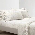 Lush Decor Garden Of Flowers Ruffle 6 Piece Sheet Set Full Neutral White. Fixed Price $79.91.
