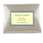King Size Sheet Set Flat Fitted 2 Pillowcases Micro Fiber Tan Ashley Cooper. Fixed Price $15.99.