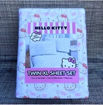 Hello Kitty By Sanrio 100% Cotton Pink Gold Twin Xl Sheet Set 3PC. Fixed Price $39.00.