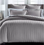 Charter Club Striped 550 Thread Count 100% Cotton Duvet Cover Set, Full/queen. Fixed Price $80.00.