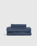 Nwt Quince Organic Bamboo Sheet Set King 4 Piece Nightfall Brand New With Tags. Fixed Price $119.00.