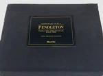 King Solid Dark Gray 'iron' 100% Certified Organic Cotton 4P Sheet Set Pendleton. Fixed Price $136.11.