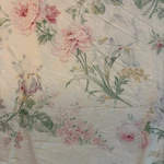 Vintage Ralph Lauren "therese" Queen Fit & Flat Sheet Set Cream Pink Rose Read. Fixed Price $50.00.