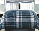 Pc Ellison Bainbridge Bed-in-a-bag Blue & White Plaid Queen 86 X *new*. Fixed Price $49.99.