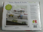 Olive Kids Trains, Planes & Trucks Twin Bedding Sheet Set - 100% Cotton. Fixed Price $51.99.
