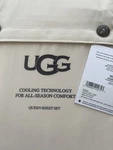 New Ugg Alahna Queen Sheet Set Light Sand Tan Cooling All Season Comfort. Fixed Price $68.90.