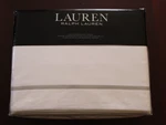 Lauren Ralph Full/queen Duvet Cover New Nip Spencer Border Sateen. Fixed Price $79.95.