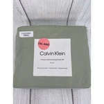 Calvin Klein Sheet Set California King Sage Green 100% Cotton Percale 270TC 4PC. Fixed Price $99.99.