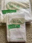 New Vintage Double Size Fitted Sheet And 2 Pillow Cases 100% Cotton First Lady. Fixed Price $24.50.