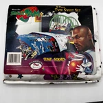 Vintage Warner Bros Space Jam Twin Flat Sheet Set Tune Squad Bedding Read. Fixed Price $26.99.