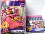 Nickelodeon Paw Patrol Skye Girls Pink Twin Comforter & Sheetsset FLATFITTED4PCS. Fixed Price $90.00.