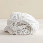 King Linens 100% Fitted Sheet Stone Washed Solid Color - (1 Piece) 14 Inch. Fixed Price $97.49.