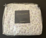 New Ralph Lauren Emilie Floral Violets Purple Lavender Bed Skirt King. Fixed Price $120.00.