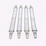 Levinsohn Fresh Ideas Bed Sheet Straps, With All Fitted Sizes 4-PACK White. Fixed Price $14.99.