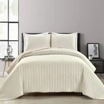 Lush Decor Soft Stripe All Season 3 Piece Quilt/coverlet Set Neutral Ivory Full. Fixed Price $71.60.