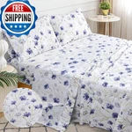 Sleepdown Cotton Bed Sheet Set - Lavender Twin Xl. Fixed Price $59.83.