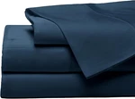 Ultra-soft Bamboo Bed Sheet Set Queen, Pacific Blue, Fits Deep Mattresses. Fixed Price $410.99.