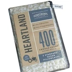 New Sweet Floral Heartland 400 Tc 100% Cotton Sateen Standard Queen Pillowcases. Fixed Price $39.97.