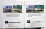 1982 Bradford Motorcars Stutz Custom Luxury Set Of Sales Sheets Flyers. Fixed Price $12.55.