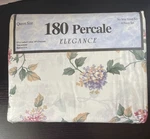 Nip Vintage 180 Percale Elegance Floral Queen 4 Pc Sheet Set Made Usa. Fixed Price $34.98.